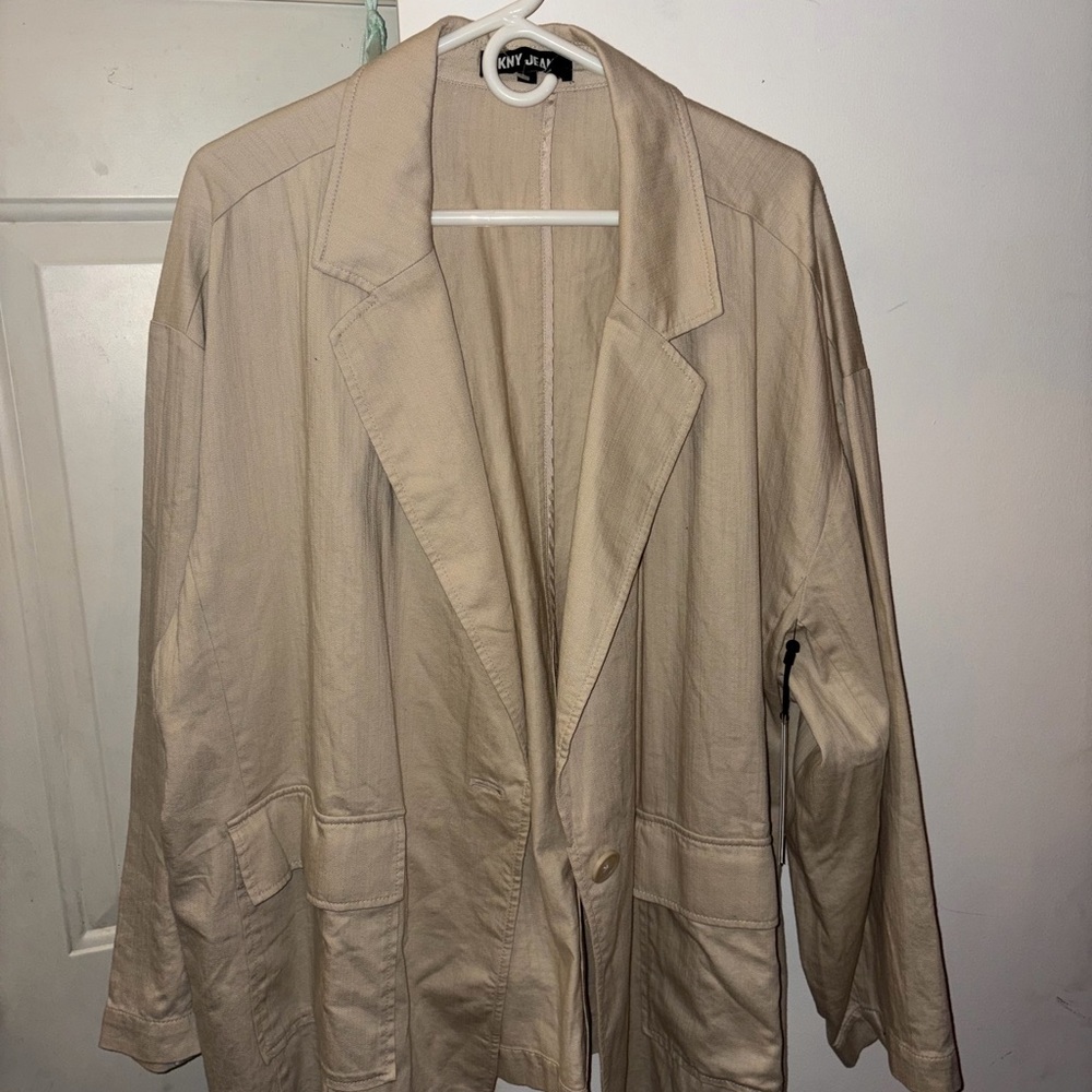 DKNY Women's Cream Blazer